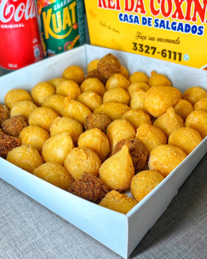 100 Mini Salgados misto